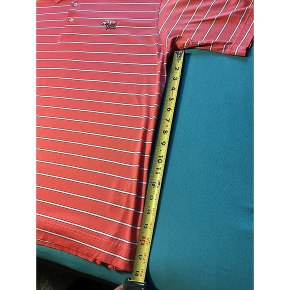 Torrey Pines cutter and buck large polo shirt signature collection salmon - Picture 9 of 9